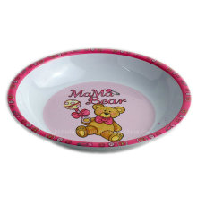 8inch Runde Melamin Kids Suppenschüssel mit Logo